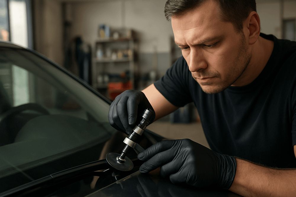 Car Stone Windshield Chip Repair Becomes Urgent