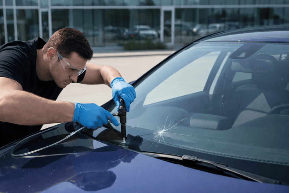 Small Cracks and Broken Windshield Repair