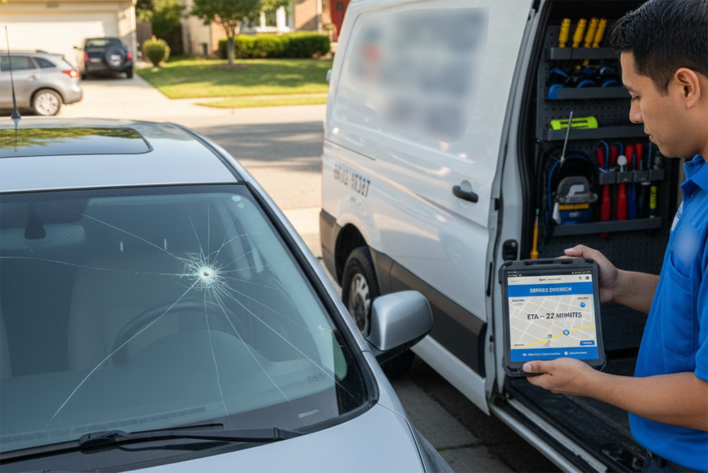 Auto Glass Repair Near Me and Emergency Response Times