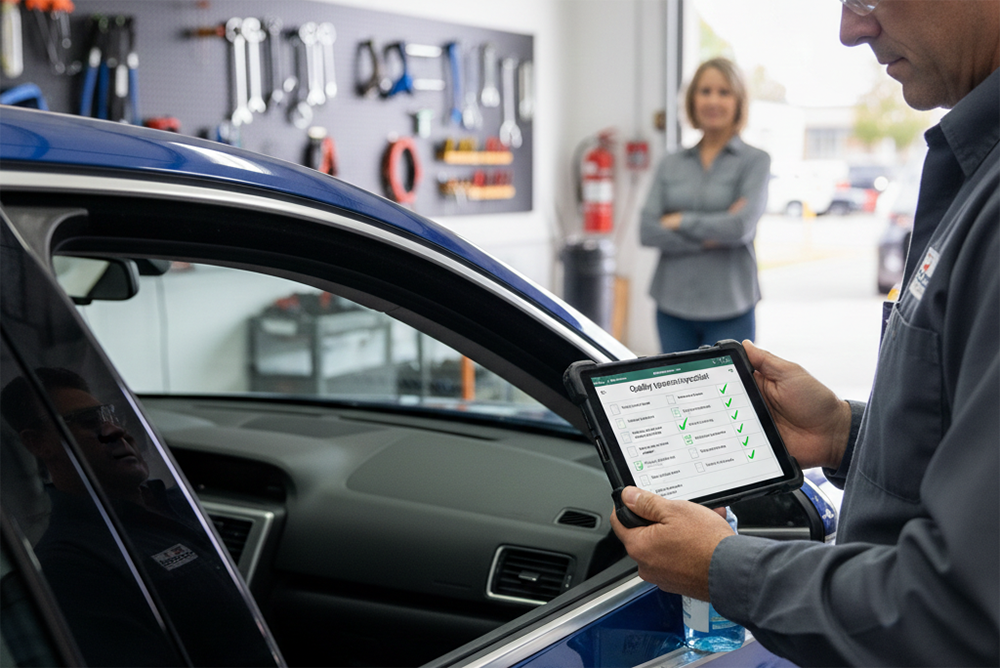 Car Window Glass Repair Near Me Quality Checklist