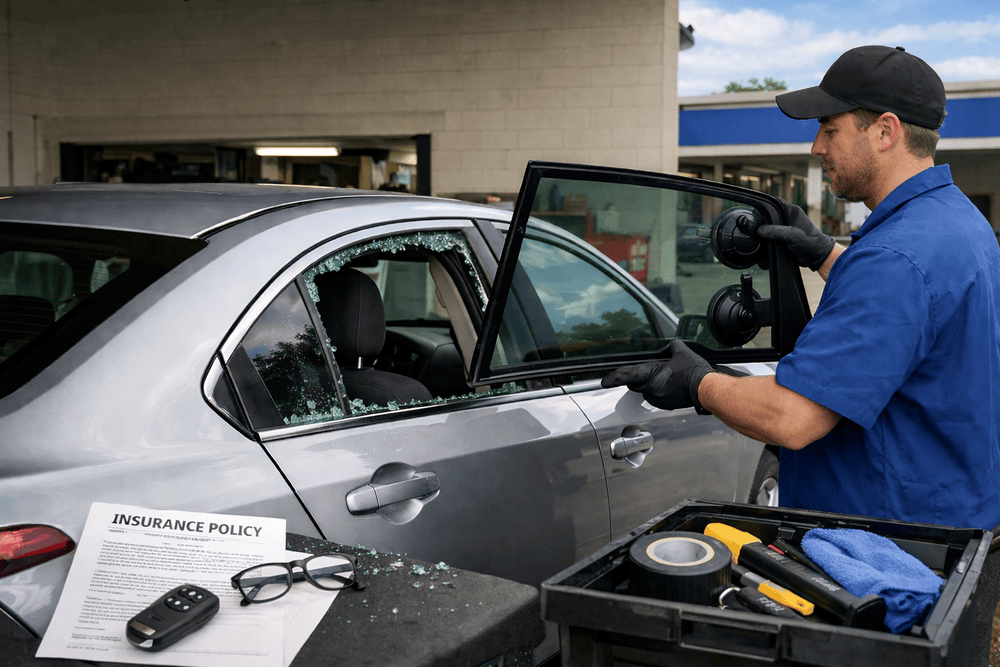 Insurance Coverage for Rear Side Window Replacement