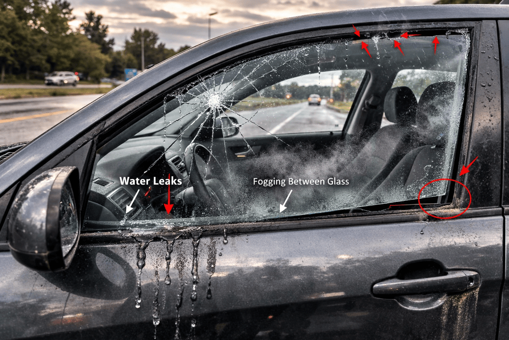 Passenger Side Window Glass Replacement Failure Risks

