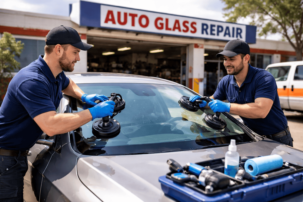 Urban Driving Hazards Car Auto Glass Repair