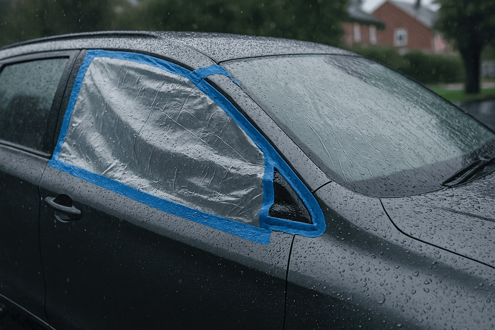 Car Side Window Glass Replacement Weather Protection