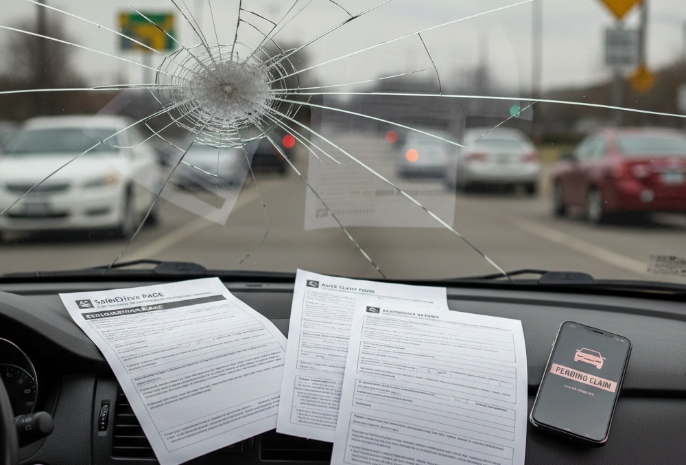 Windshield Crack and Insurance Claim Complications