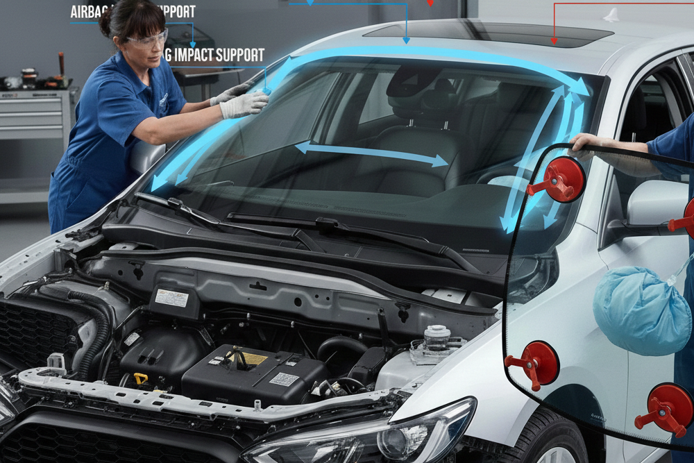 Front Window Repair and Vehicle Structural Integrity