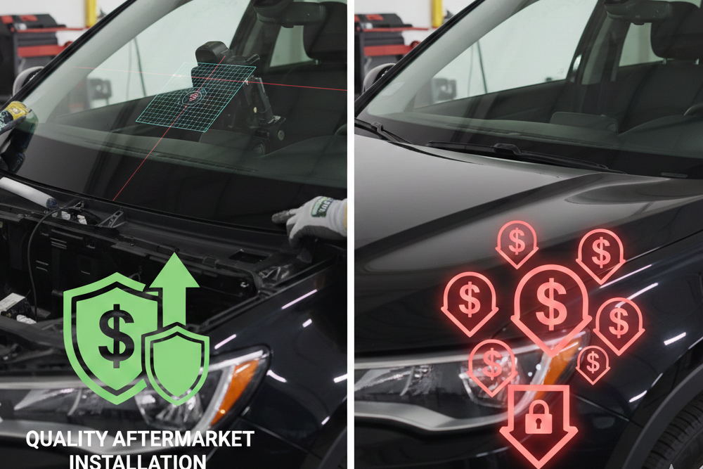 When a Cheaper Windshield Replacement Wins