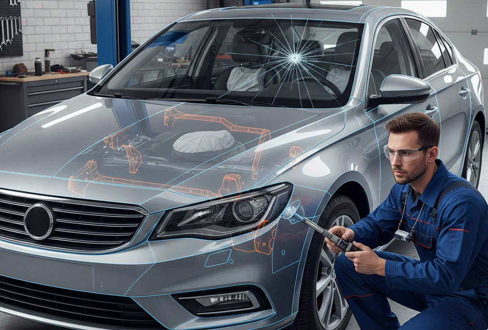 Windshield Crack and Vehicle Structural Integrity