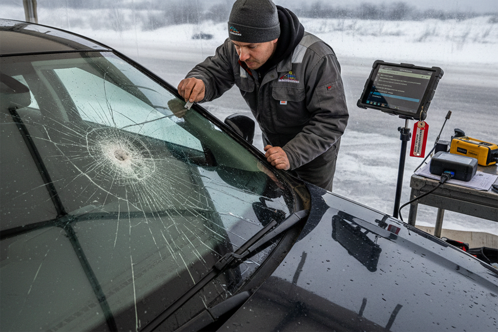 Windshield Crack Repair in Extreme Weather Conditions