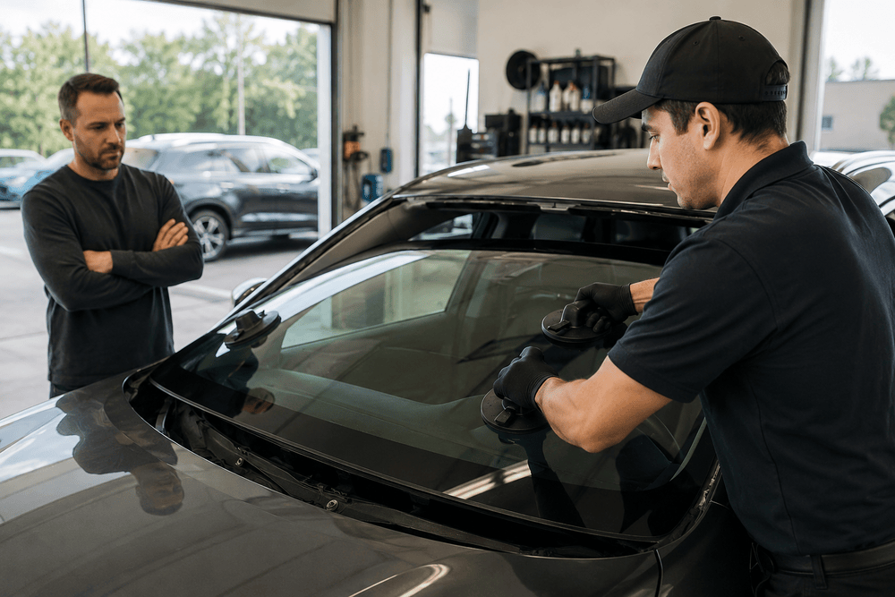 How Car Same Day Windshield Replacement Saves Time