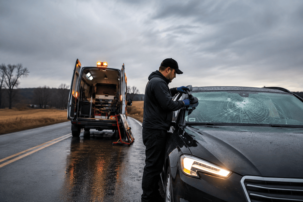 Emergency for Mobile Same Day Windshield Replacement