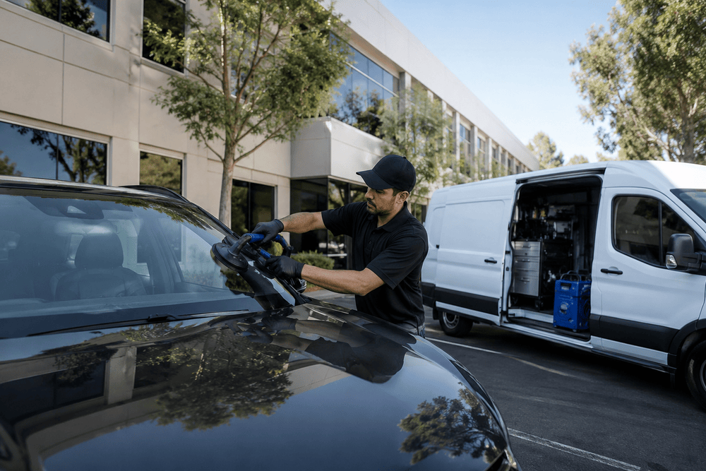 Mobile Same Day Windshield Replacement for Workdays Mobile Same Day Windshield Replacement for Workdays