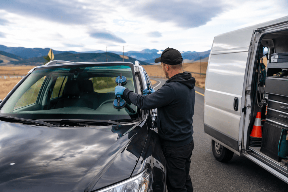 Mobile Same Day Windshield Replacement After Road Damage Mobile Same Day Windshield Replacement After Road Damage