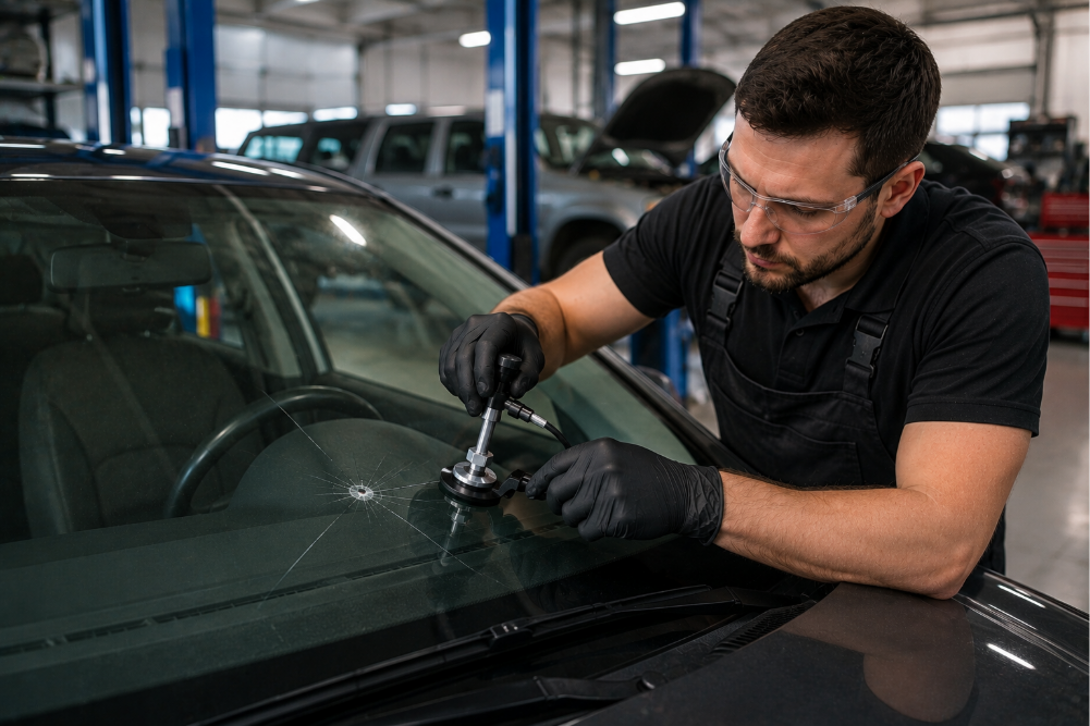 Glass Fix Cracked Windshield After Everyday Road Hazards Glass Fix Cracked Windshield After Everyday Road Hazards